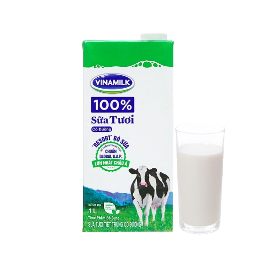 Sữa Tươi Có Đường Vinamilk